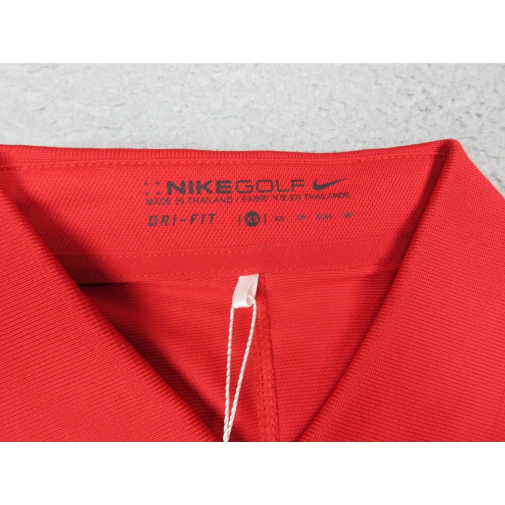 Nike Golf Dri-FIT Polo Shirt Womens Small Red Short Sleeve Ballen Isles Golf Top - Picture 6 of 11